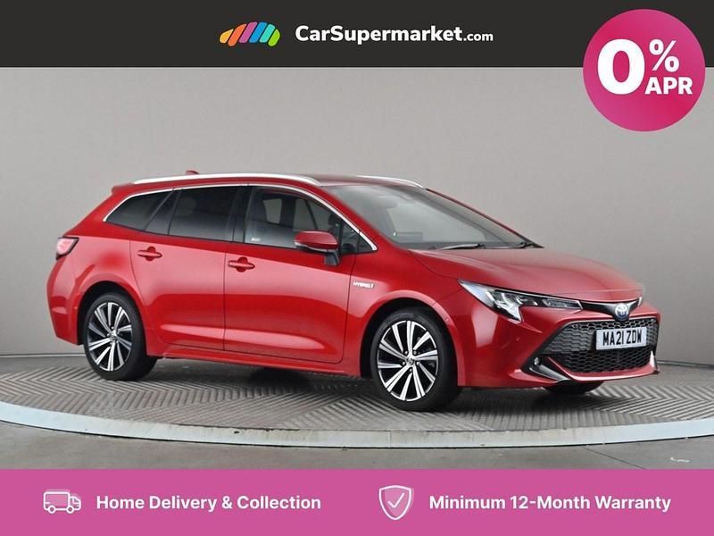 Red Used 2021 Toyota Corolla Design Estate | £24,597 - Image 1/4