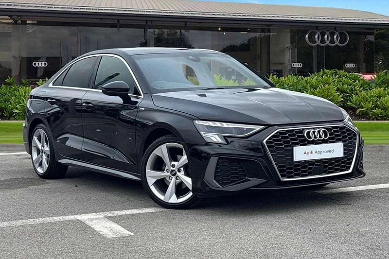 Black Used 2022 Audi A3 S-Line Sedan | £21,990 (Good price) - Image 1/4