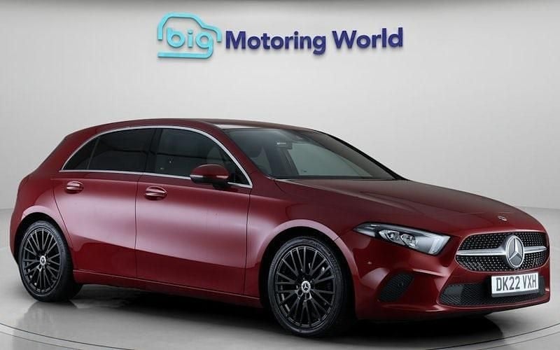 Used Mercedes A180 Executive 136 HP (100 kW) 2022 Red Hatchback