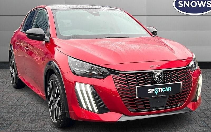 Red Used 2025 Peugeot 208 GT Hatchback | £18,567 - Image 1/4