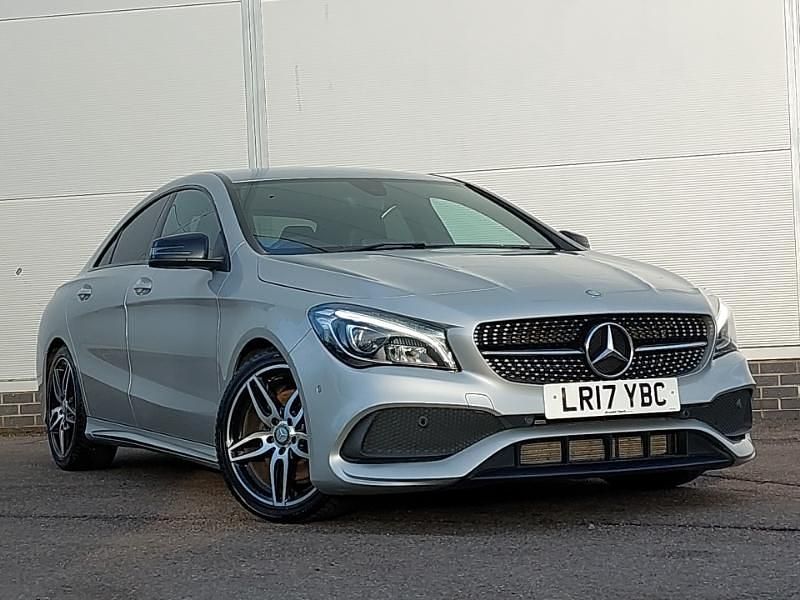Used Mercedes CLA220 AMG line 177 HP (130 kW) 2017 Silver Sedan