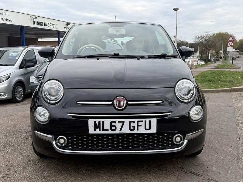 Used Fiat 500 Lounge 69 HP (50 kW) 2017 Black Hatchback
