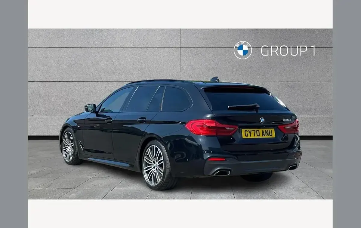 Used BMW 520 M Sport 190 HP (139 kW) 2020 Black Estate