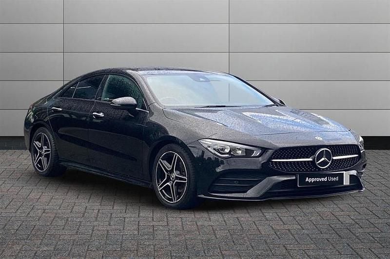 Black Used 2023 Mercedes CLA180 AMG Line Premium Sedan | £25,750 (Fair price) - Image 1/4