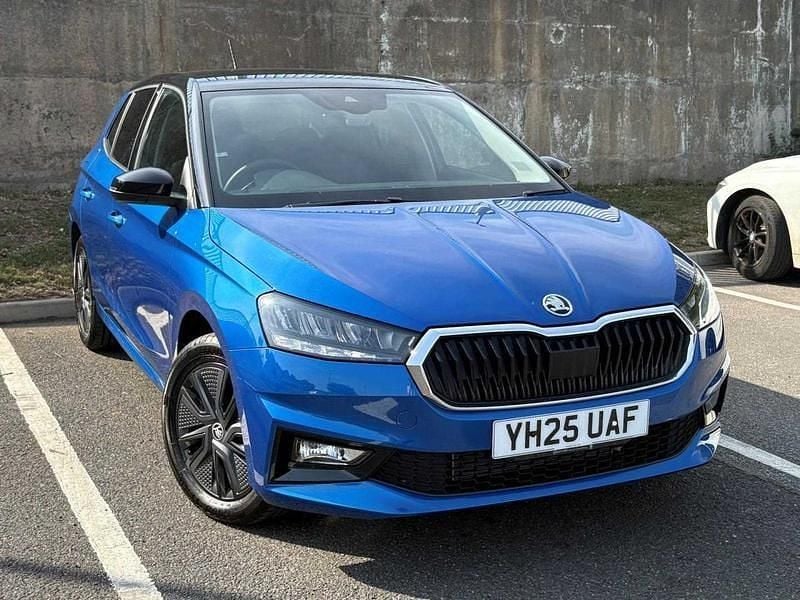 Blue New 2025 Skoda Fabia Design Edition Hatchback | £19,244 (Fair price) - Image 1/4
