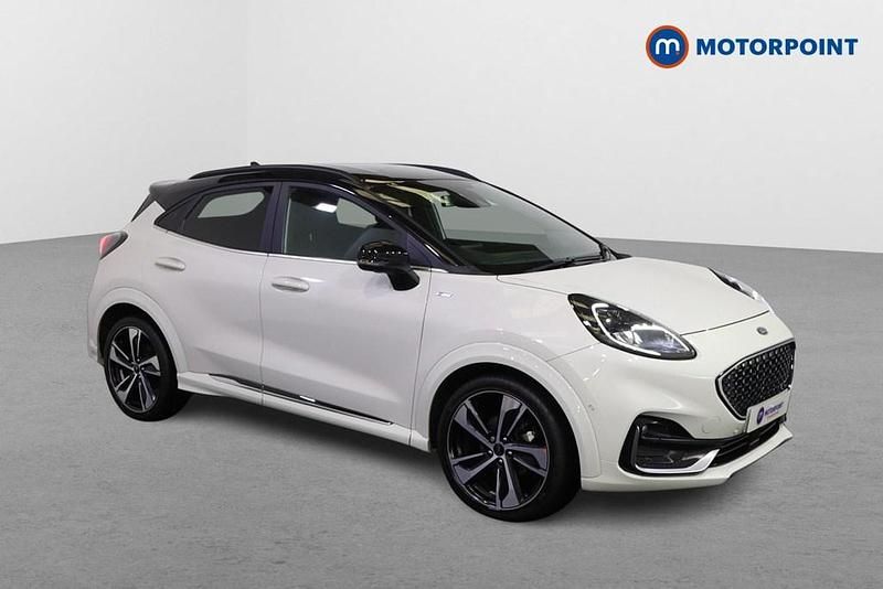 White Used 2020 Ford Puma ST-Line X Hatchback | £18,299 (Fair price) - Image 1/4