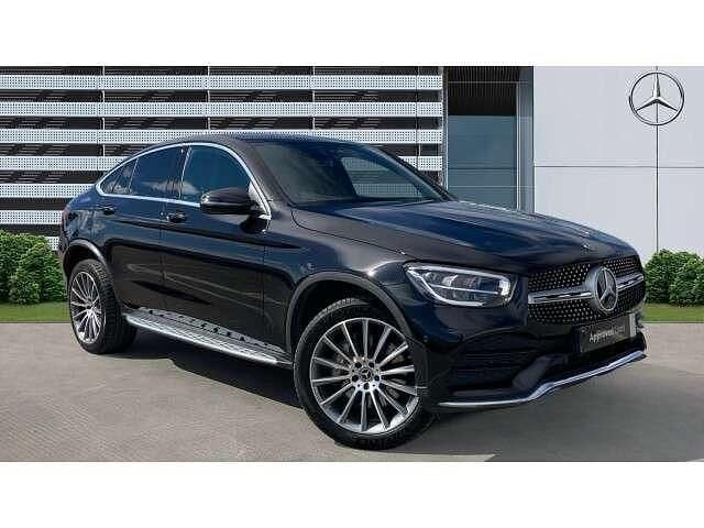 Black Used 2023 Mercedes GLC300e AMG Line Premium Coupe | £38,432 (Good price) - Image 1/4