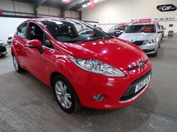 Red Used 2010 Ford Fiesta Zetec Hatchback | £3,485 (Fair price) - Image 1/1