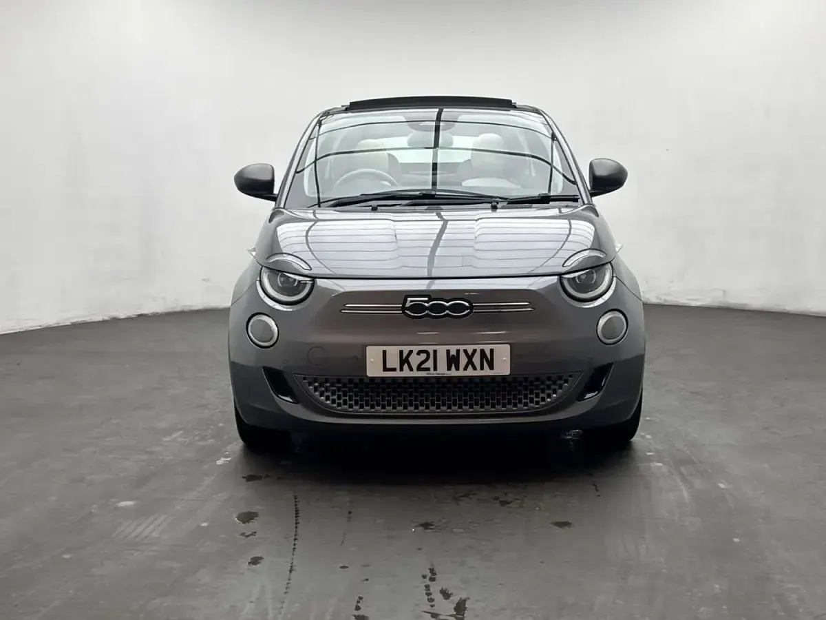 Used Fiat 500e La Prima 86 kW (118 HP) 2021 Grey Cabriolet