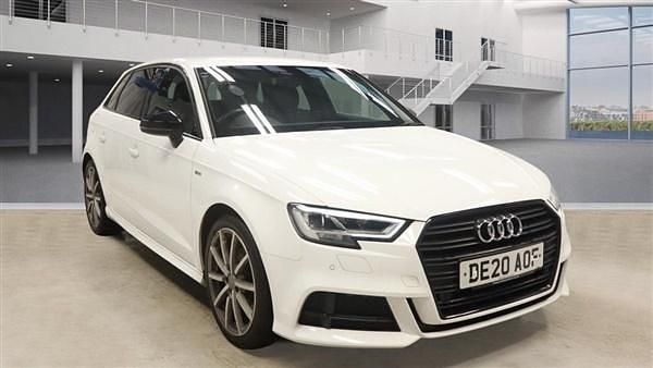 White Used 2020 Audi A3 Sportback Black Edition Hatchback | £16,799 (Fair price) - Image 1/4