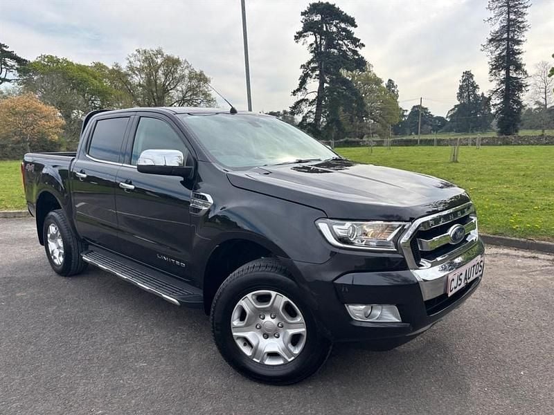 Black Used 2016 Ford Ranger Limited Pickup | £13,993 (Fair price) - Image 1/3