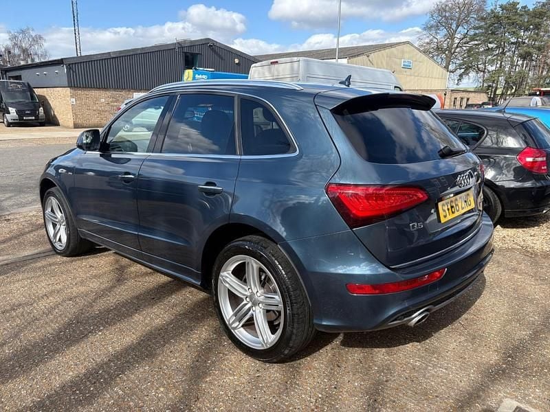 Used Audi Q5 S-line plus 190 HP (139 kW) 2017 Blue SUV