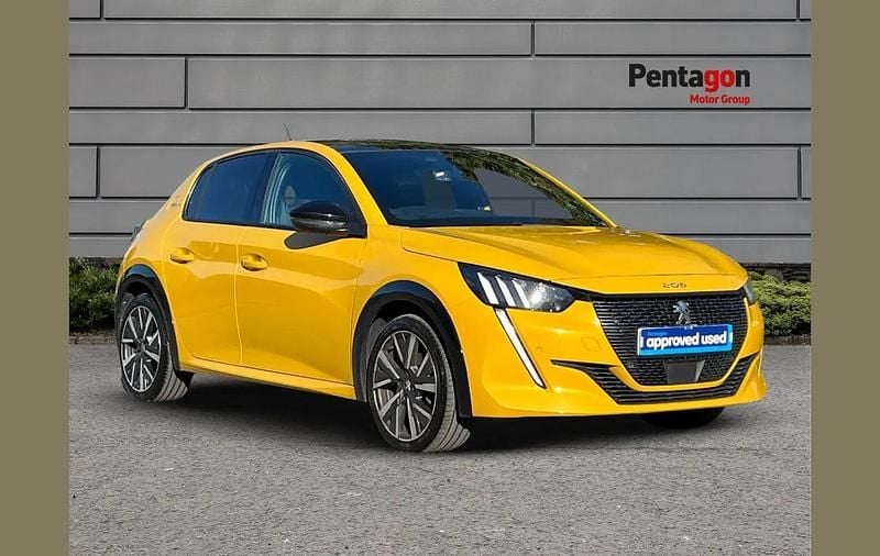 Yellow Used 2020 Peugeot 208 GT-line Hatchback | £12,595 (Fair price) - Image 1/4
