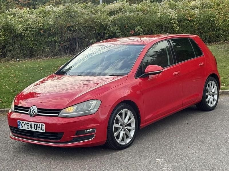 Red Used 2014 VW Golf VII GT Hatchback | £7,400 (Good price) - Image 1/4