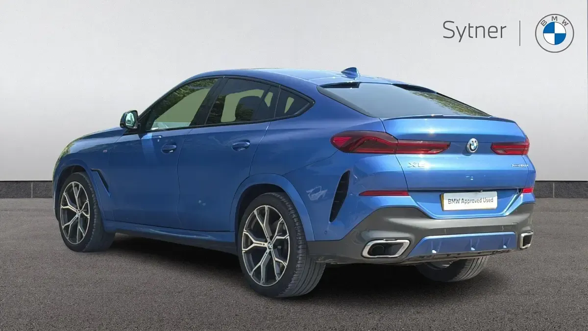 Used BMW X6 M Sport 261 HP (191 kW) 2020 Blue SUV