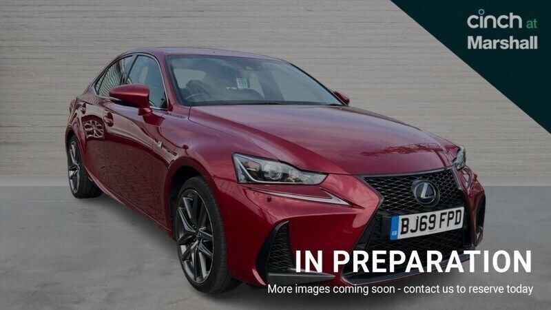 Red Used 2019 Lexus IS300h Sport Line Sedan | £17,053 (A bit pricey) - Image 1/4