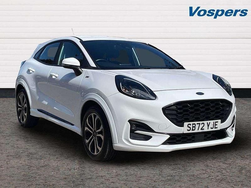 White Used 2023 Ford Puma Gen-E ST-Line SUV | £15,500 (Fair price) - Image 1/3