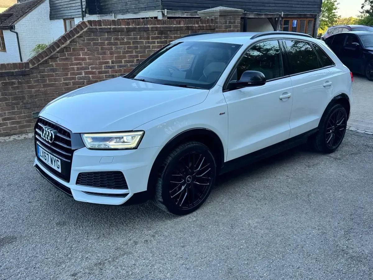 Used Audi Q3 Black Edition 150 HP (110 kW) 2017 White SUV