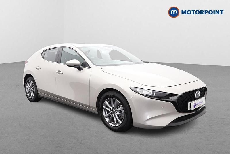 Silver Used 2025 Mazda 3 Center-Line Hatchback | £17,199 (Good price) - Image 1/4