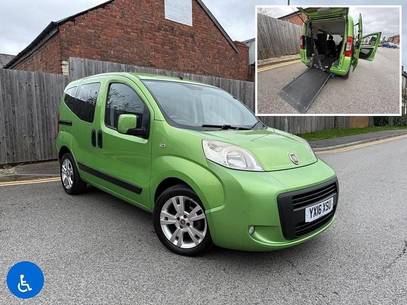 Used Fiat Qubo Trekking 80 HP (58 kW) 2016 Green MPV
