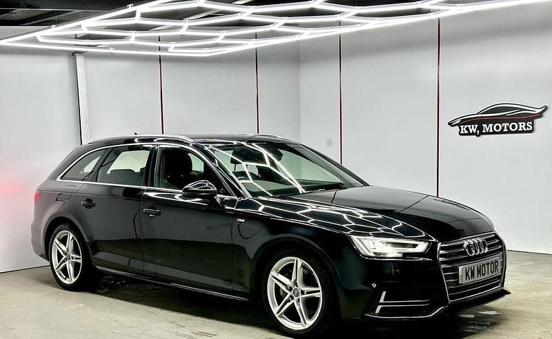 Black Used 2017 Audi A4 S-Line Estate | £12,484 (Fair price) - Image 1/3
