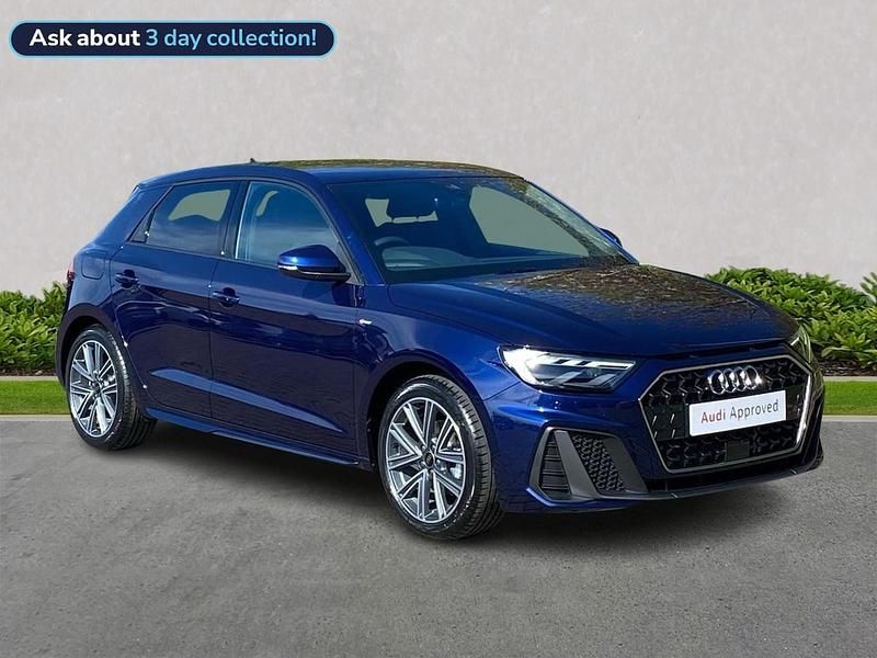Blue Used 2025 Audi A1 S-Line Hatchback | £25,451 (Fair price) - Image 1/4