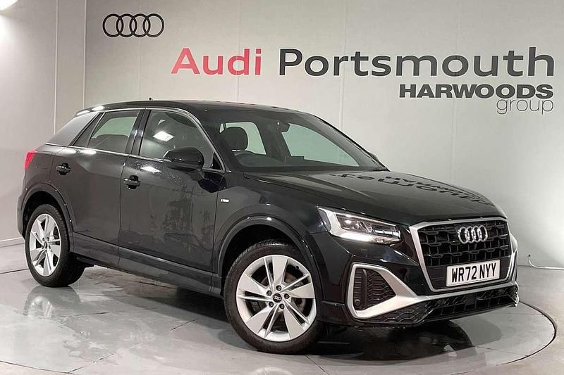 Black Used 2022 Audi Q2 S-Line SUV | £22,290 (A bit pricey) - Image 1/4