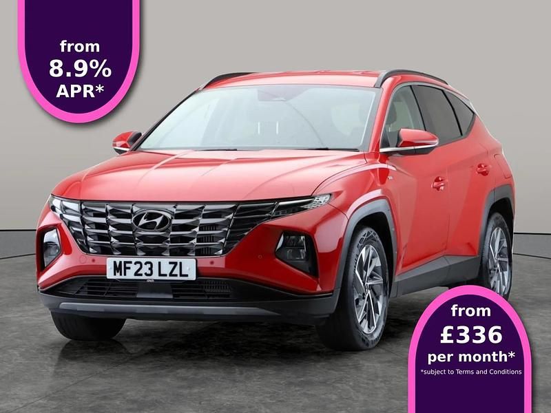 Red Used 2023 Hyundai Tucson Premium SUV | £23,022 (Fair price) - Image 1/4