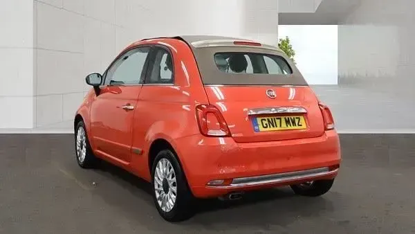 Used Fiat 500 Lounge 69 HP (50 kW) 2017 Pink Cabriolet
