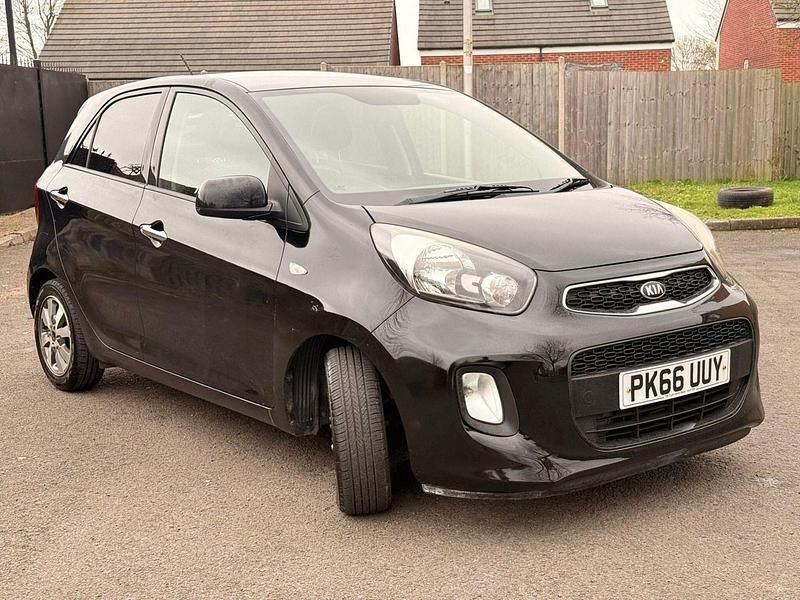 Used Kia Picanto 65 HP (47 kW) 2016 Black Hatchback