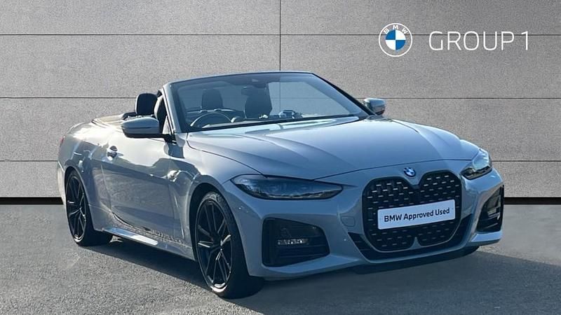 Grey Used 2023 BMW 420 M Sport Cabriolet | £35,875 (Fair price) - Image 1/4