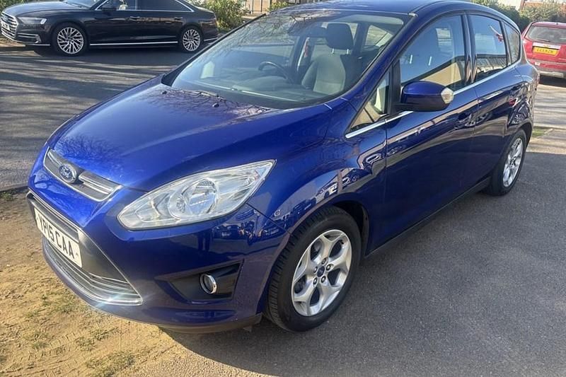 Used Ford C-MAX Zetec 125 HP (91 kW) 2015 Blue MPV