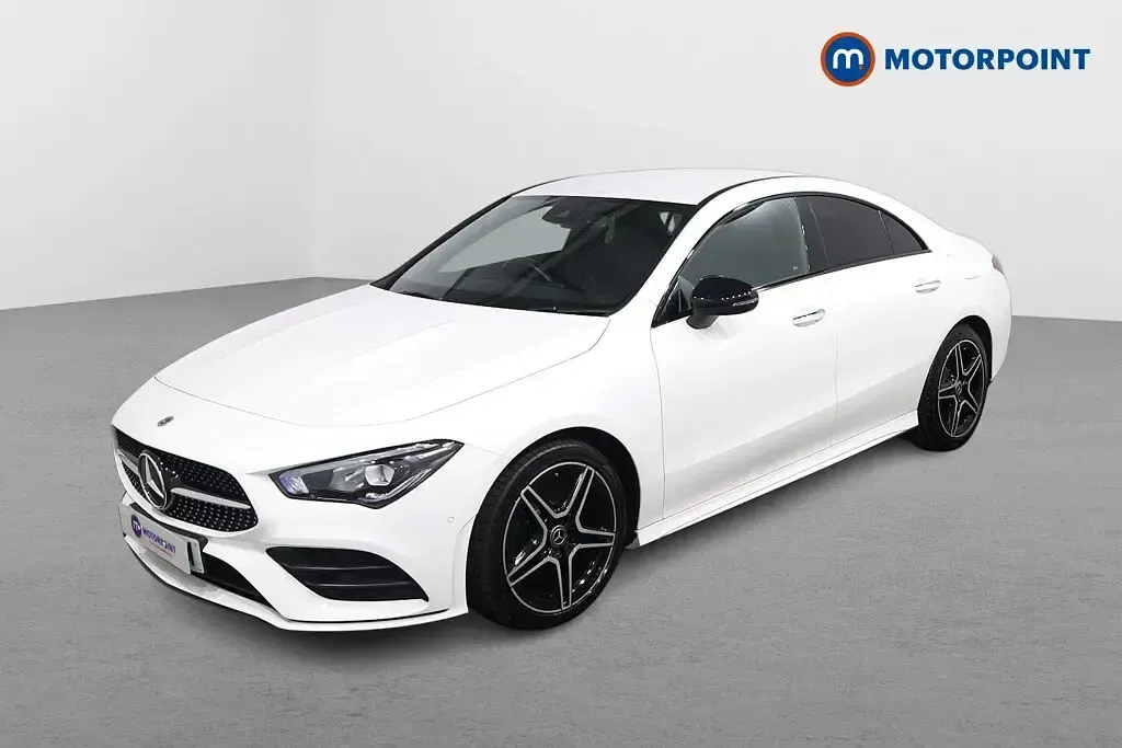 Used Mercedes CLA200 AMG Line Premium 163 HP (119 kW) 2022 White Coupe