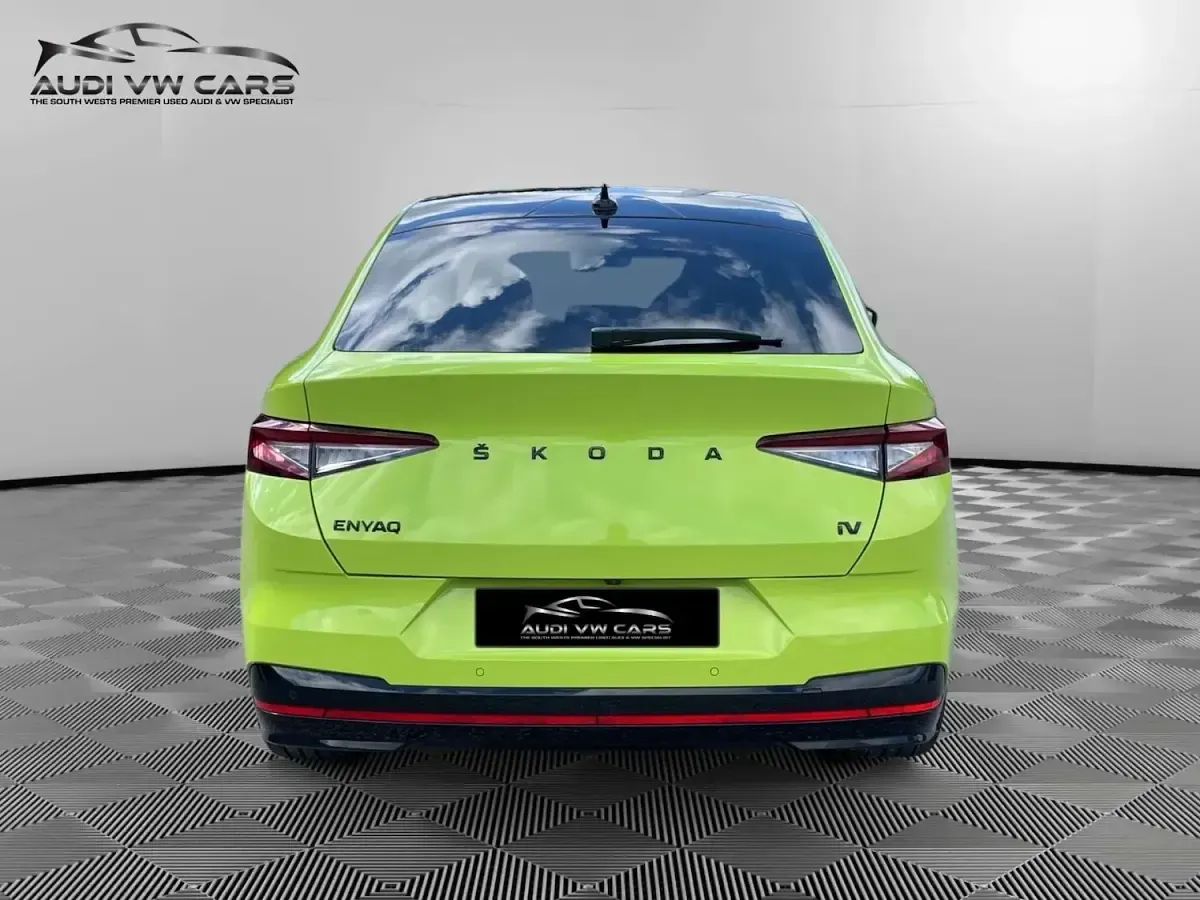Used Skoda Enyaq iV vRS 219 kW (299 HP) 2023 Green SUV