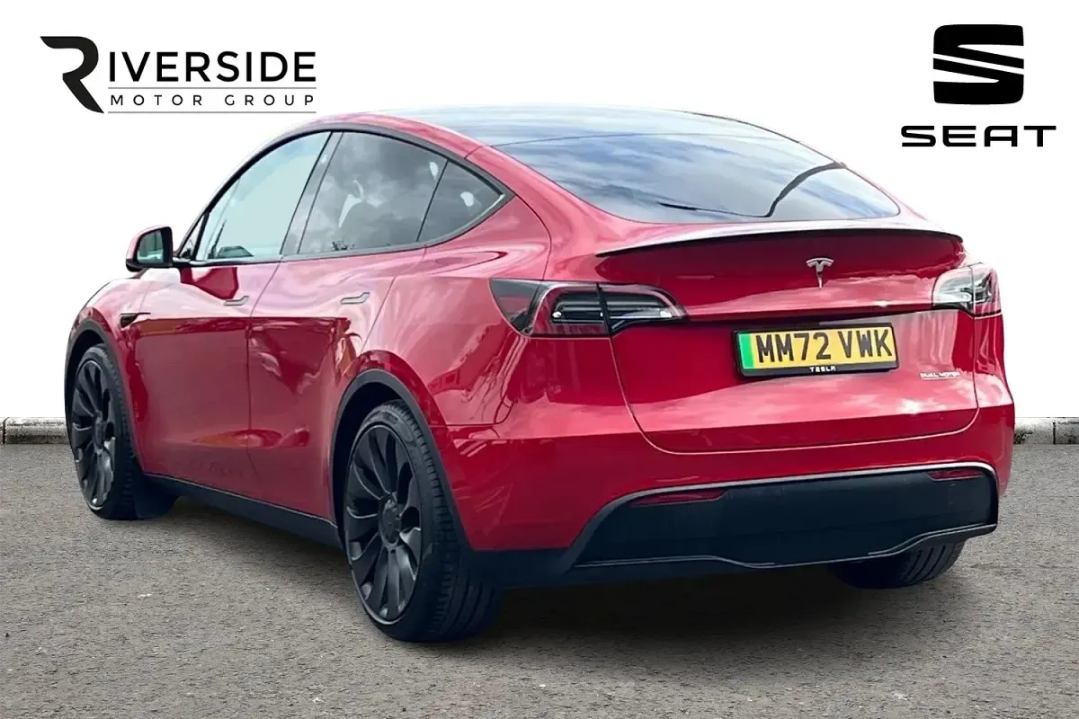 Used Tesla Model Y Performance 392 kW (534 HP) 2022 Midnight cherry red SUV