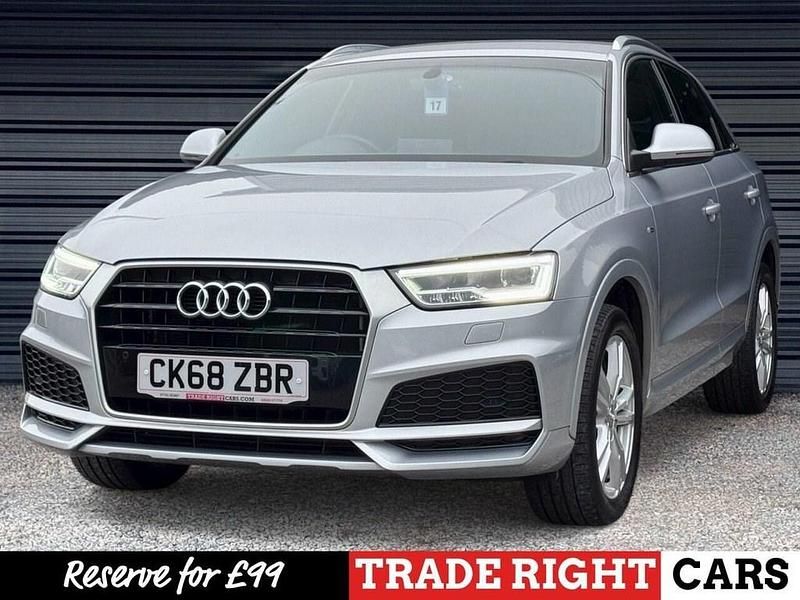 Silver Used 2018 Audi Q3 S-Line SUV | £14,490 (Super price) - Image 1/4
