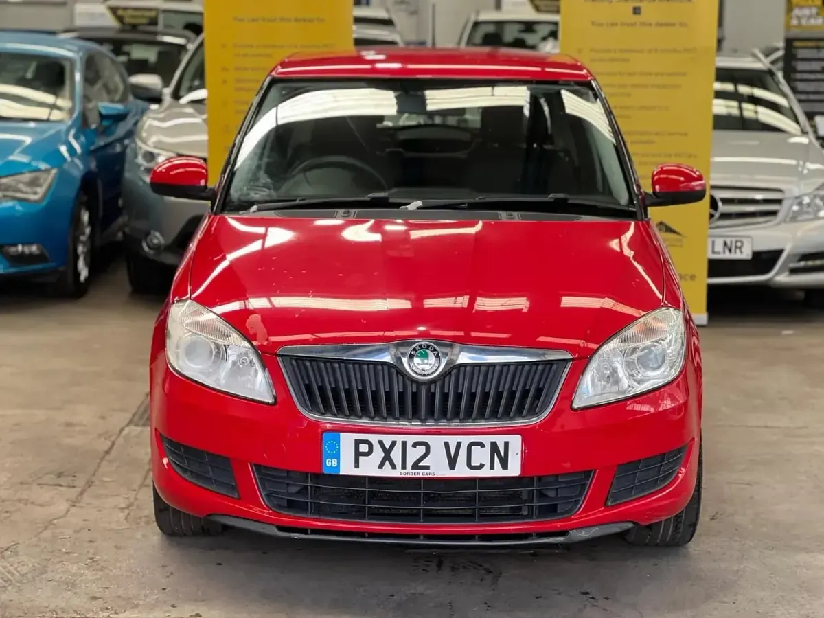 Used Skoda Fabia SE 86 HP (63 kW) 2012 Red Hatchback
