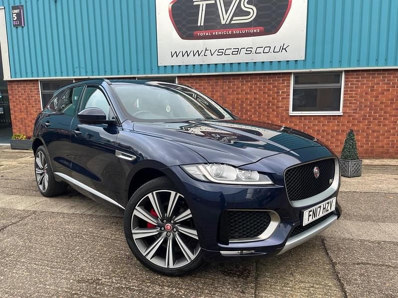 Used Jaguar F-Pace S 300 HP (220 kW) 2017 Blue SUV