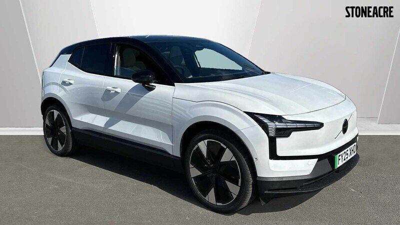White New 2025 Volvo EX30 Ultra SUV | £34,990 (Good price) - Image 1/3