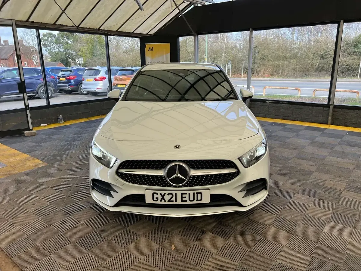 Used Mercedes A250 AMG line 2022 White Hatchback