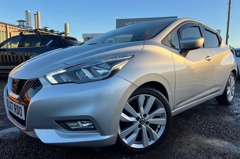 Silver Used 2017 Nissan Micra Tekna Hatchback | £6,995 (Fair price) - Image 1/1