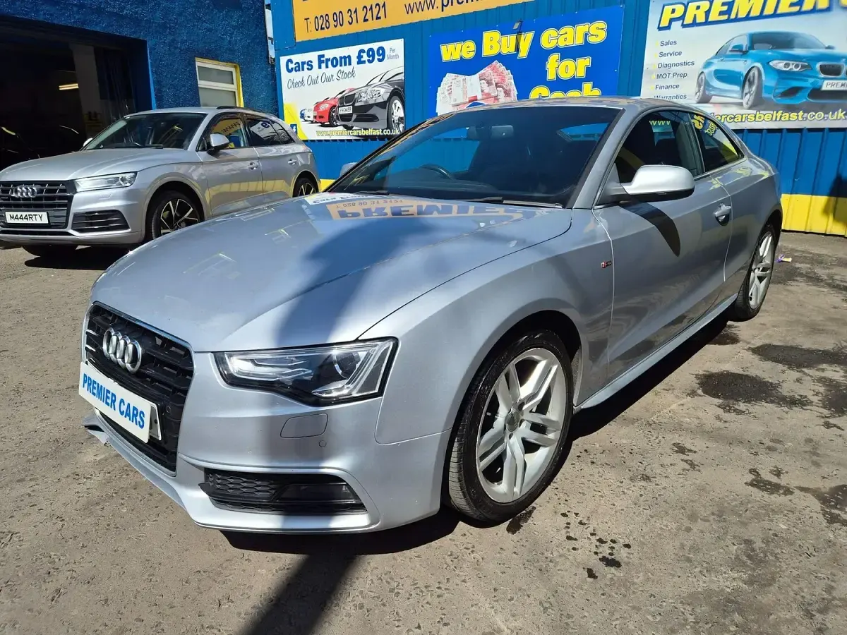 Used Audi A5 S-Line 190 HP (139 kW) 2016 Silver Coupe