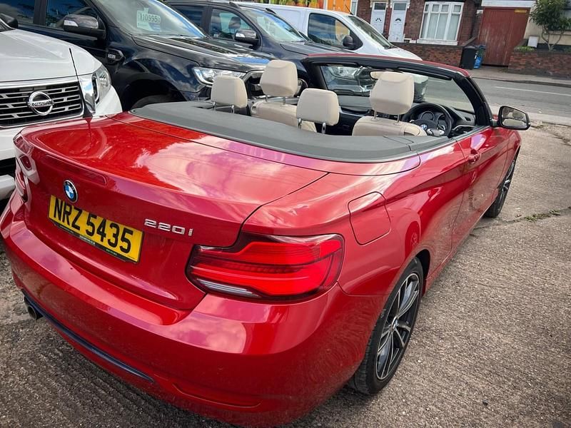 Used BMW 220 Sport Line 2018 Red Cabriolet