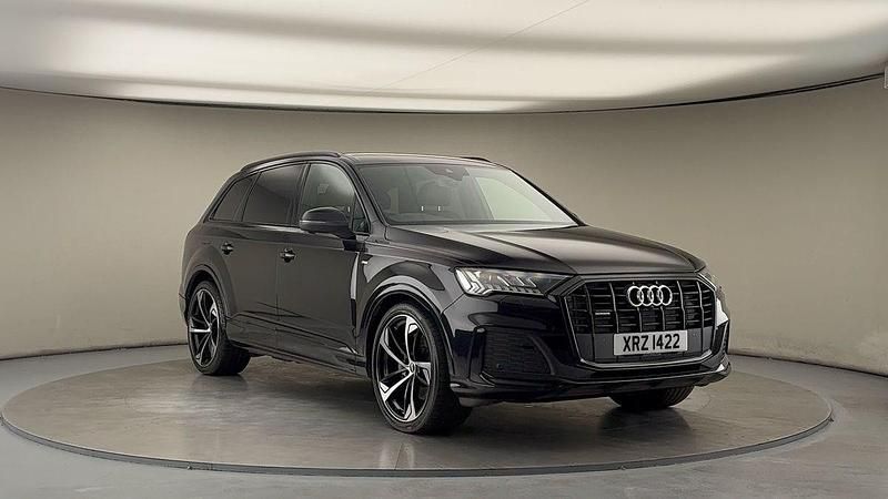 Orca black Used 2021 Audi Q7 Black Edition SUV | £34,700 (Good price) - Image 1/4