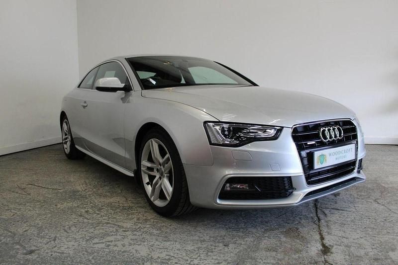 Silver Used 2013 Audi A5 S-Line Coupe | £8,495 (Fair price) - Image 1/3