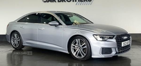 Silver Used 2021 Audi A6 S-Line Sedan | £21,495 (Super price) - Image 1/4