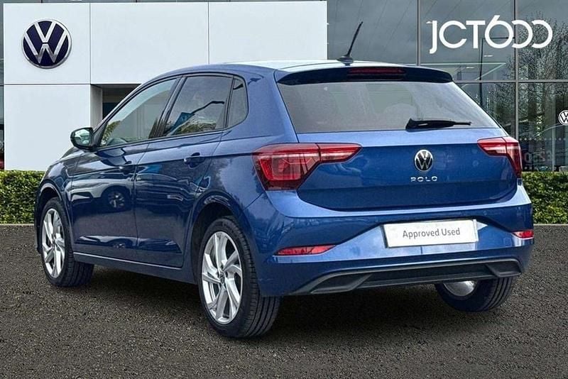 Used VW Polo Style 95 HP (69 kW) 2022 Blue Hatchback