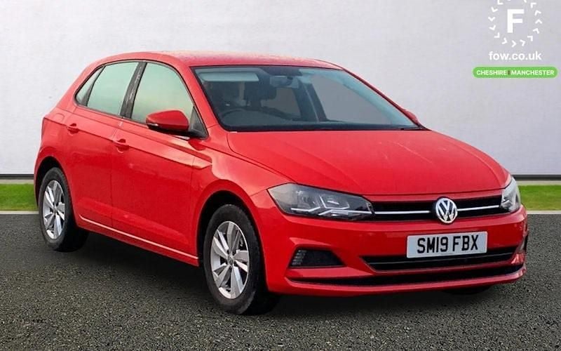 Red Used 2019 VW Polo SE Hatchback | £12,399 (Fair price) - Image 1/3