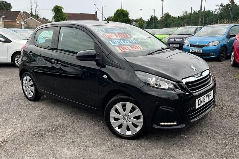 Black Used 2018 Peugeot 108 Active Hatchback | £5,995 (Fair price) - Image 1/1