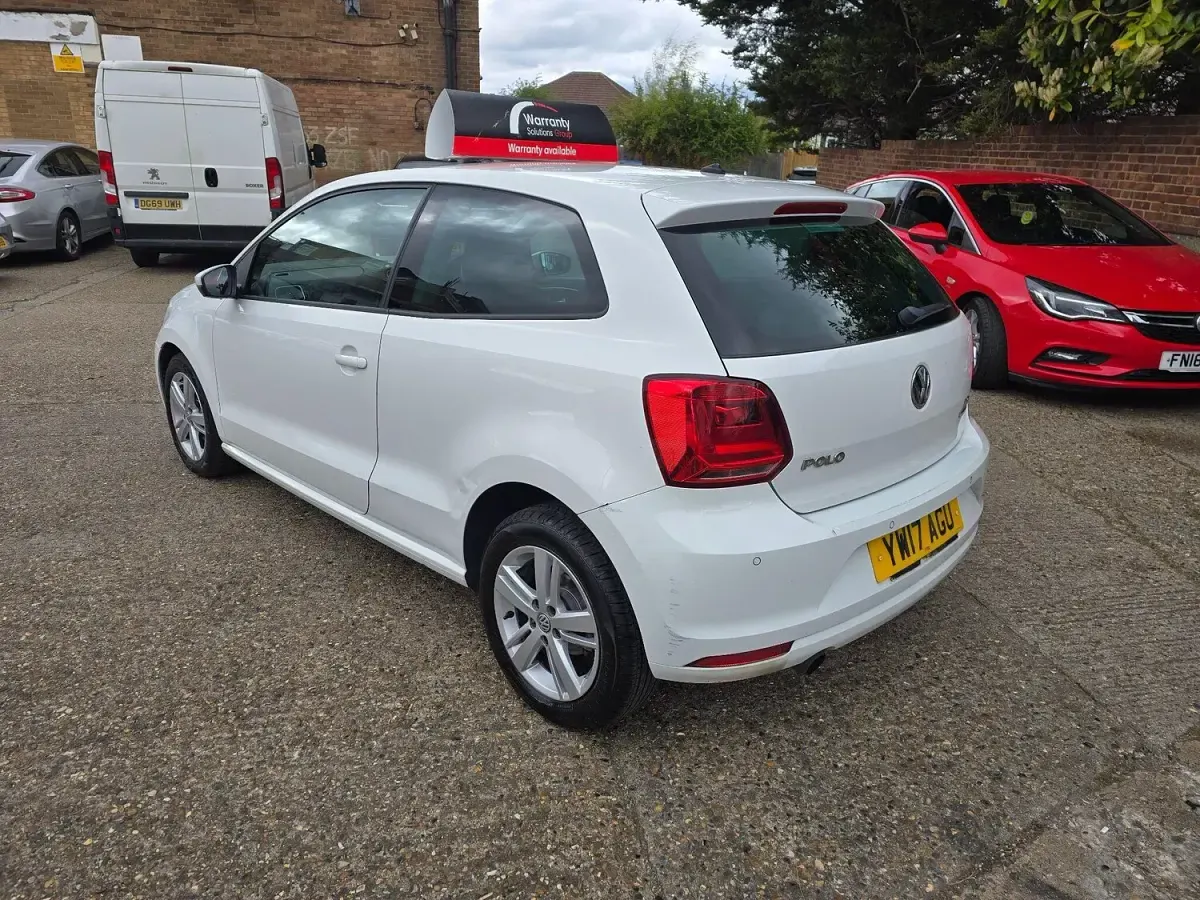 Used VW Polo Edition 90 HP (66 kW) 2017 White Hatchback